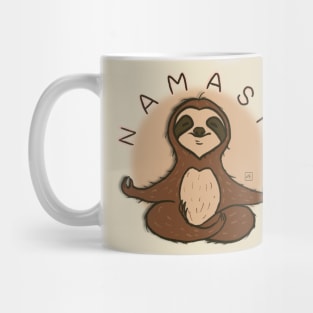 Sloth Namaste Mug